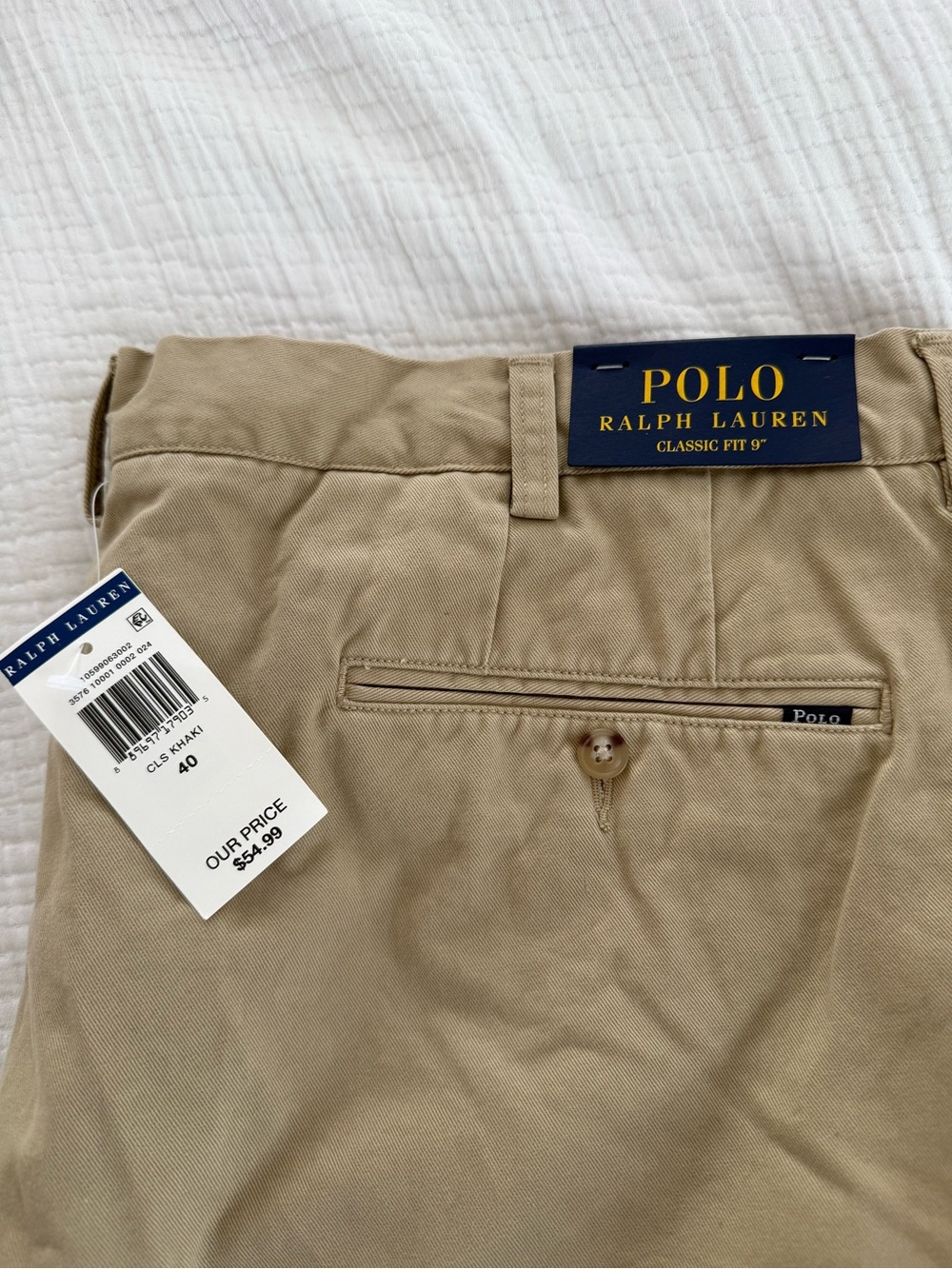 Polo by Ralph Lauren Classic Fit Chino Pants - Khaki